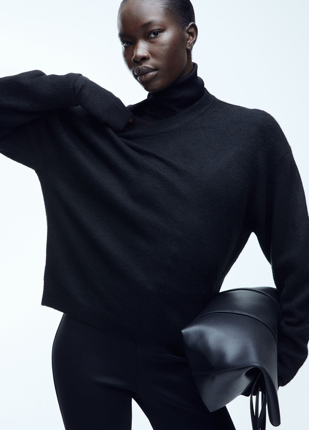 Чорний зимовий джемпер джемпер H&M