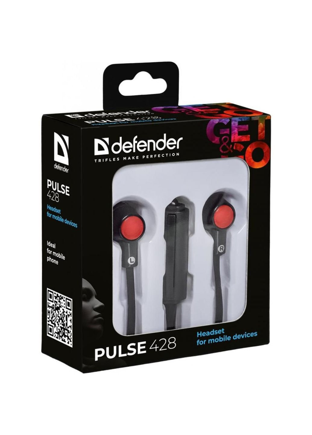 Наушники (63428) Defender Pulse 428 Black (253547579)