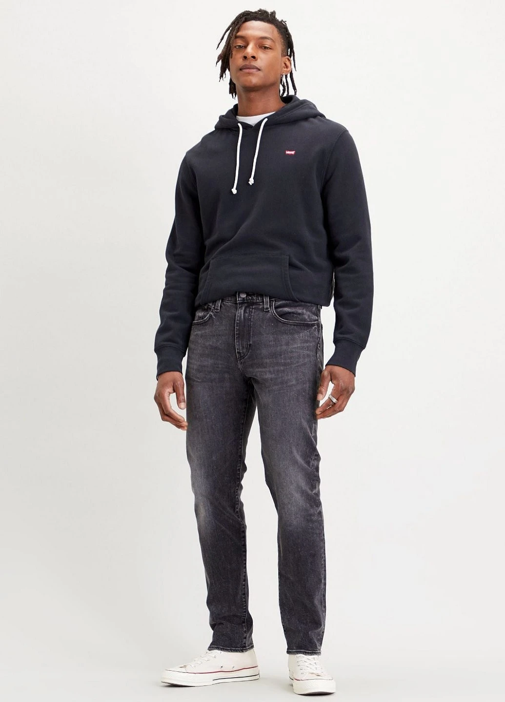 Серые демисезонные джинсы Levi's