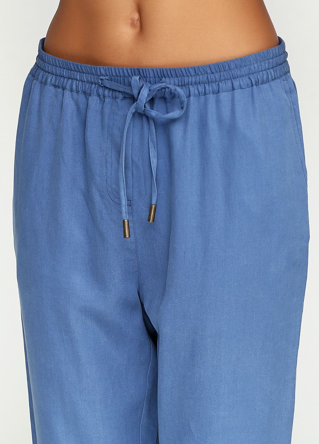 Синие кэжуал демисезонные брюки Karen by Simonsen