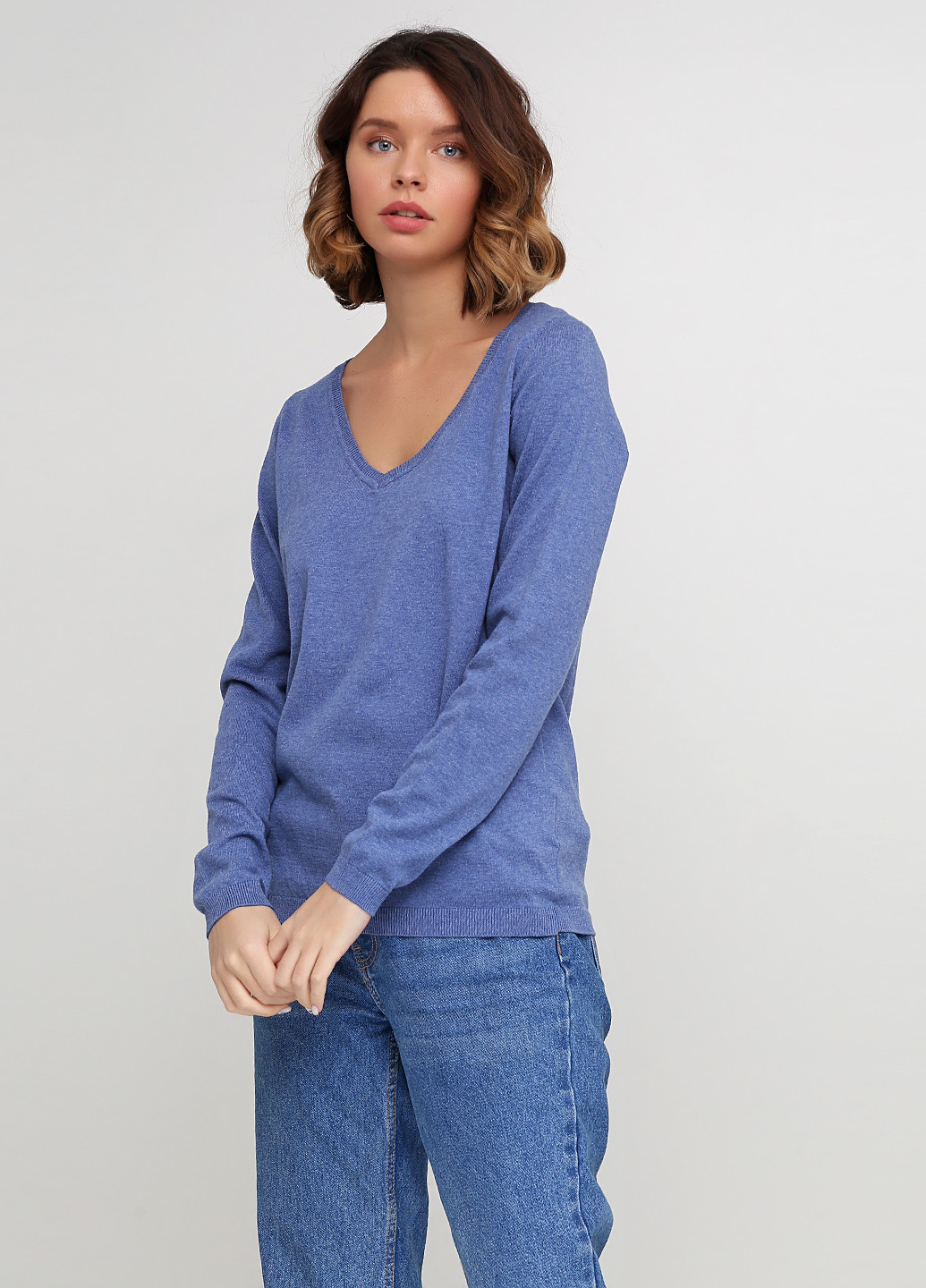Синий демисезонный пуловер пуловер Colours