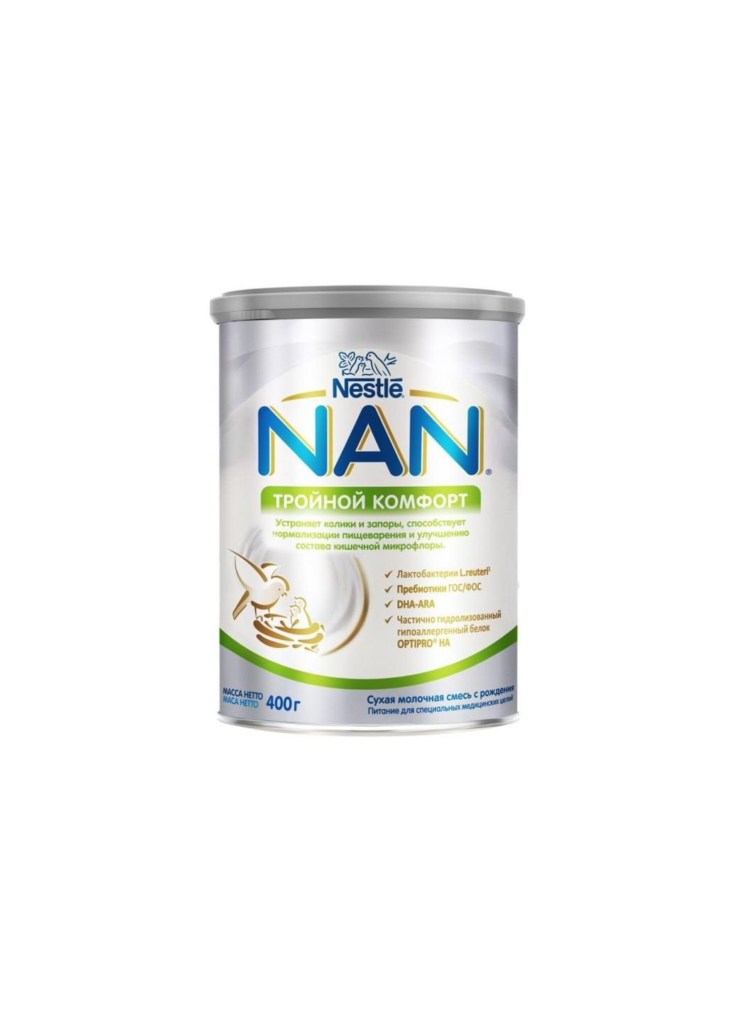 Детская смесь NAN Тройной комфорт с рождения, 400 г (1000037) Nestle (254066229)