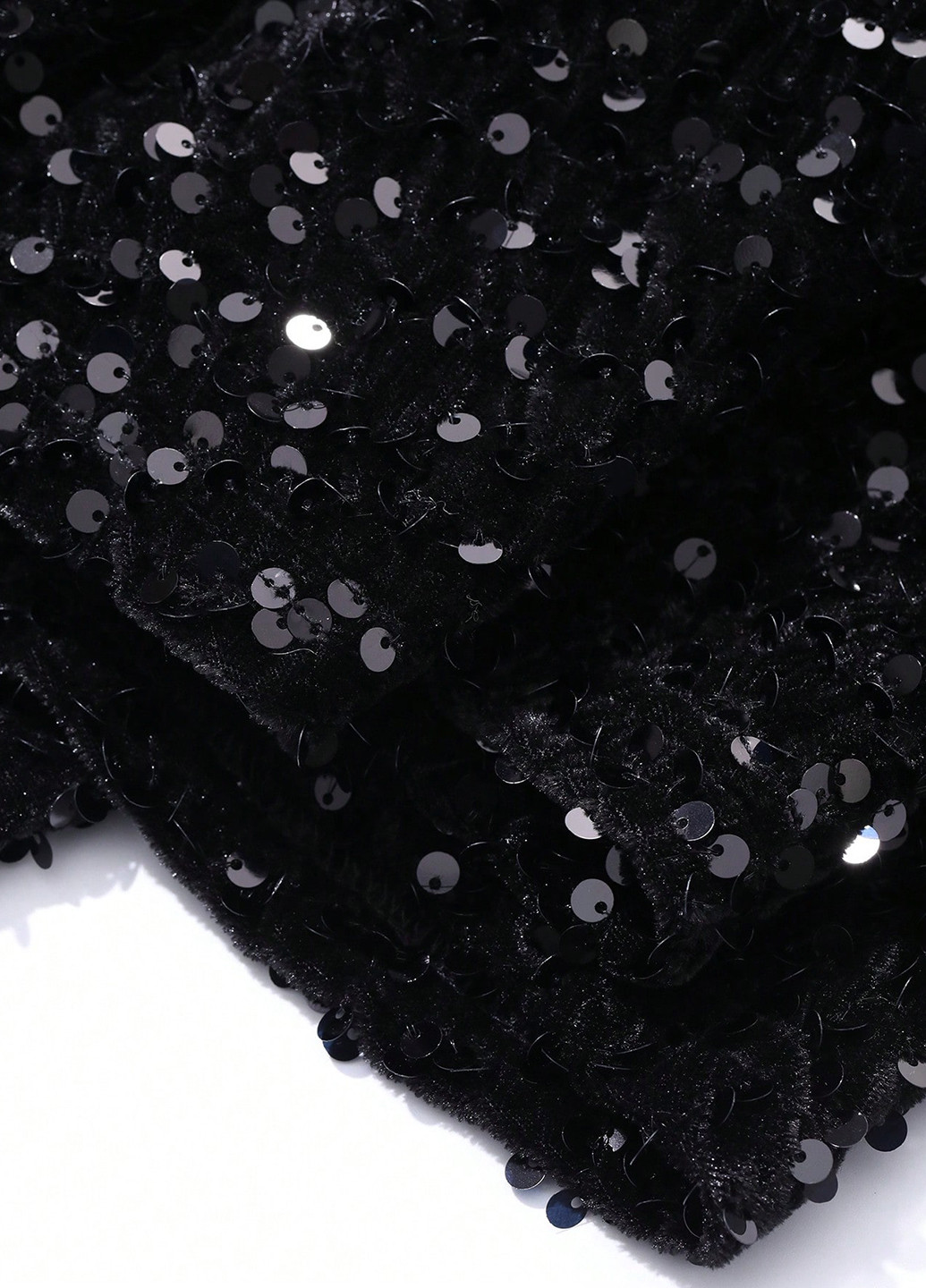 Чорна вечірня сукня кльош SHEIN однотонна