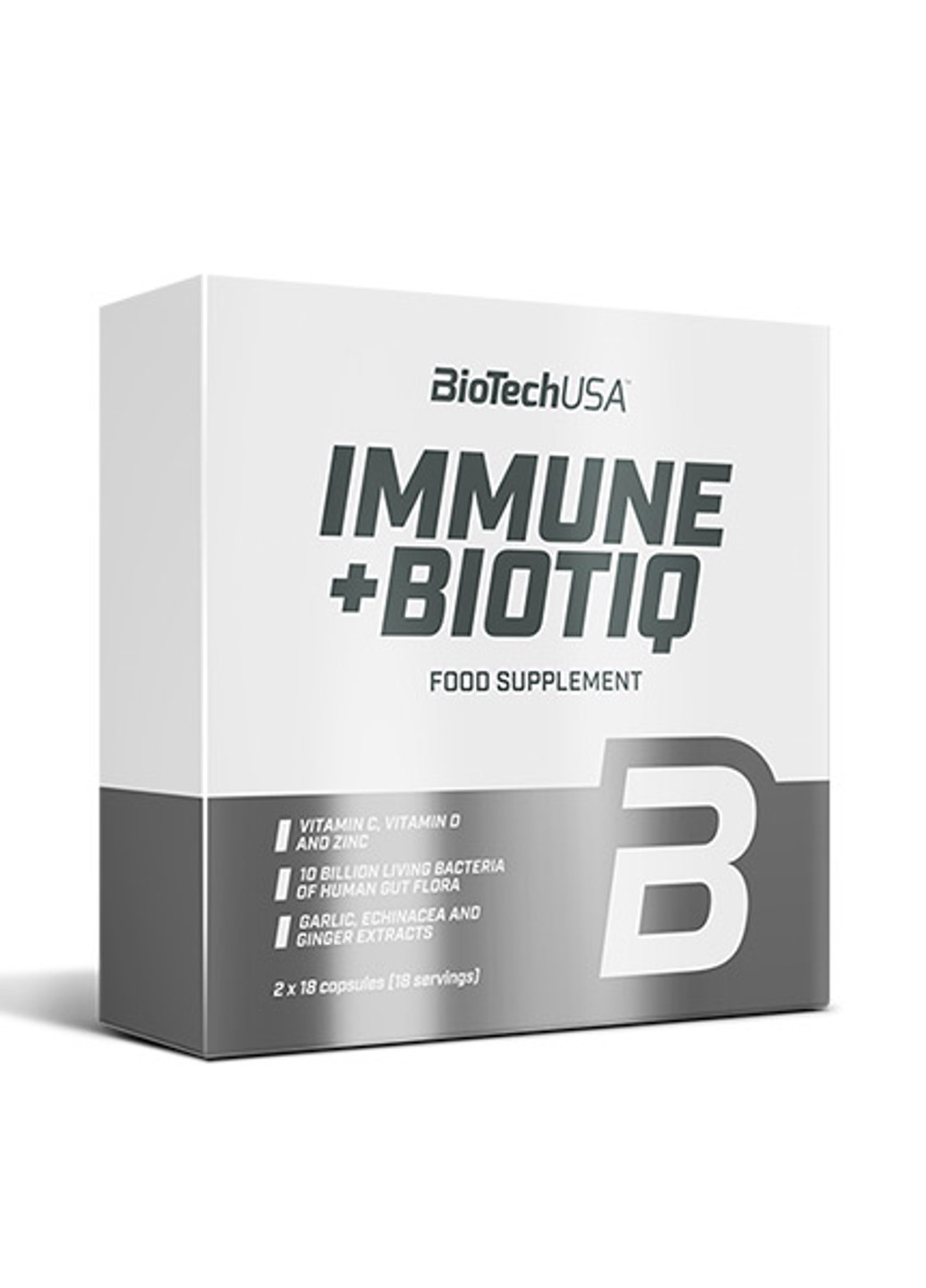 Комплекс витаминов и минералов BioTech Immune + Biotiq 18 + 18 капсул Biotechusa (255407444)