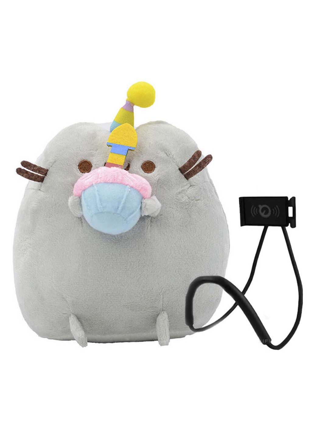 М'яка іграшка кіт з кексом + подарунок ST (256544180)