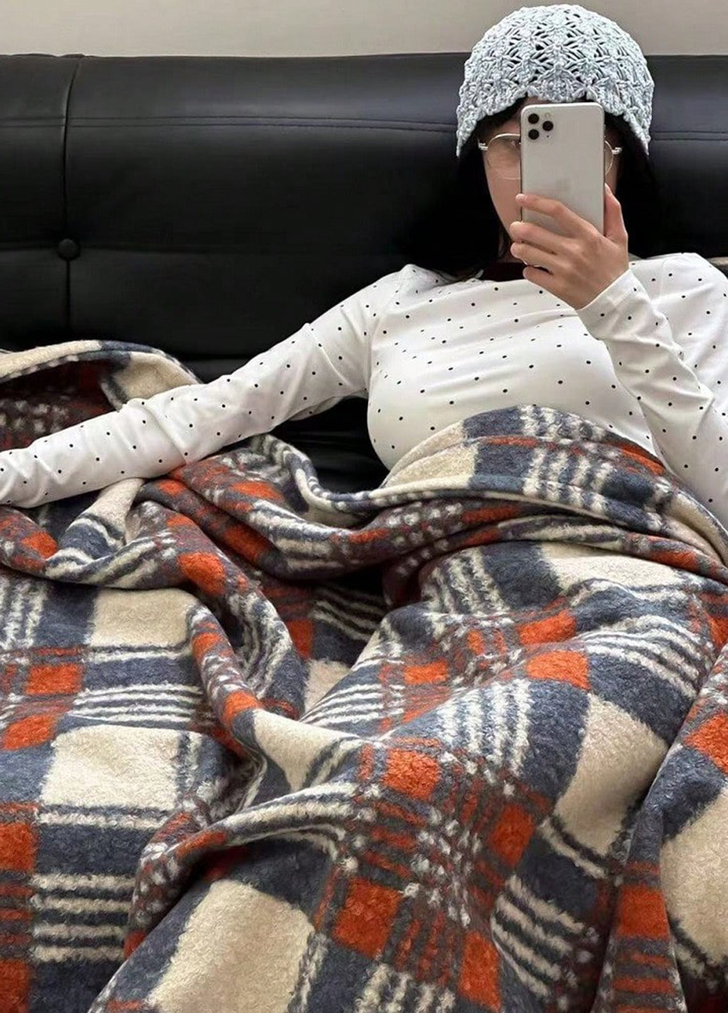 Плед, 150х180 см SHEIN (331536057)