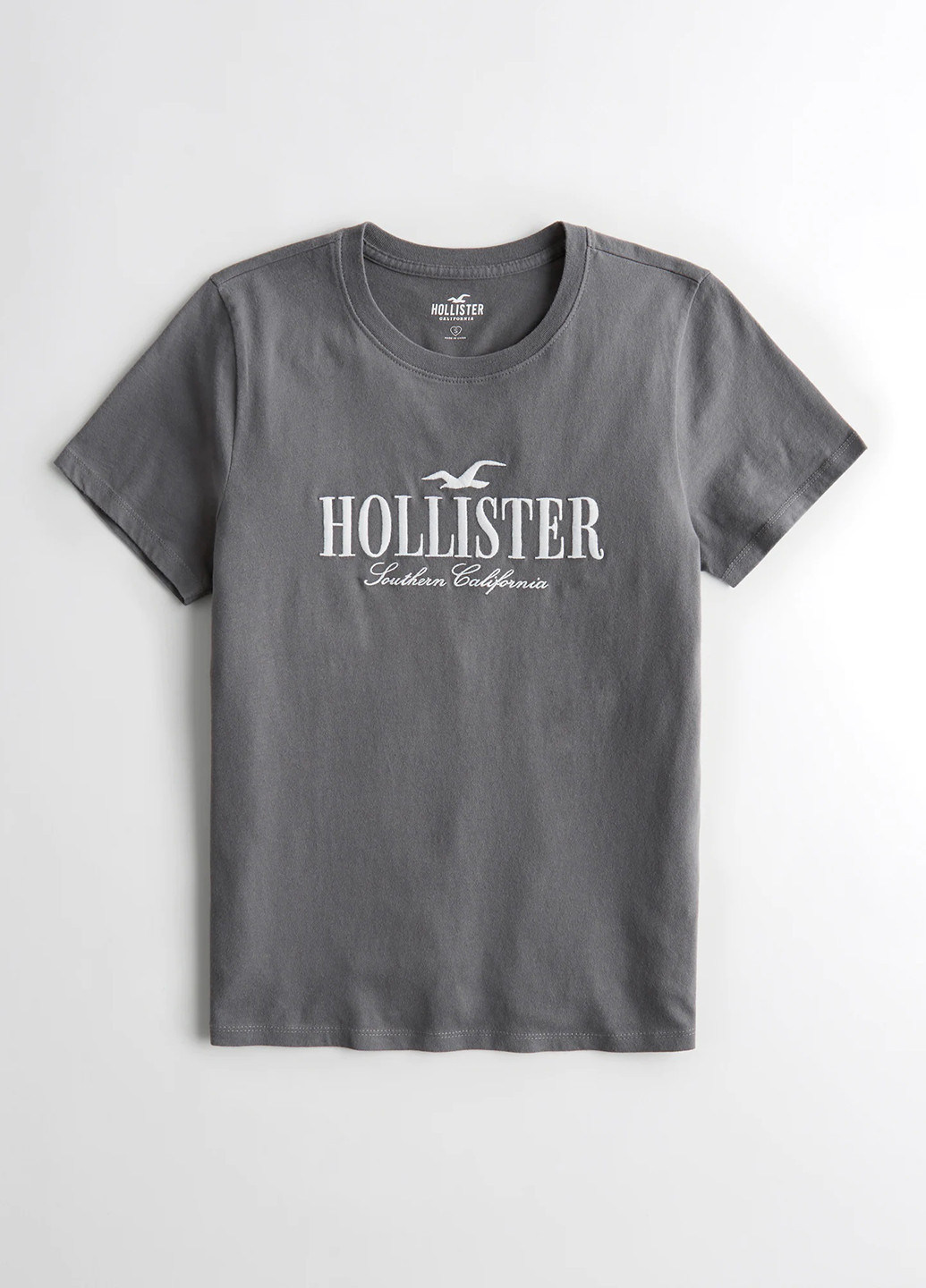 Сіра літня футболка Hollister