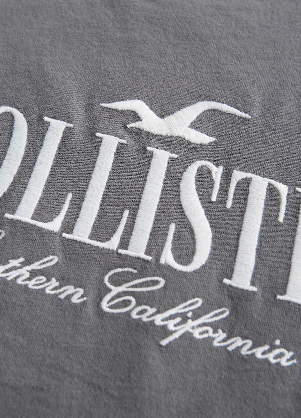 Сіра літня футболка Hollister