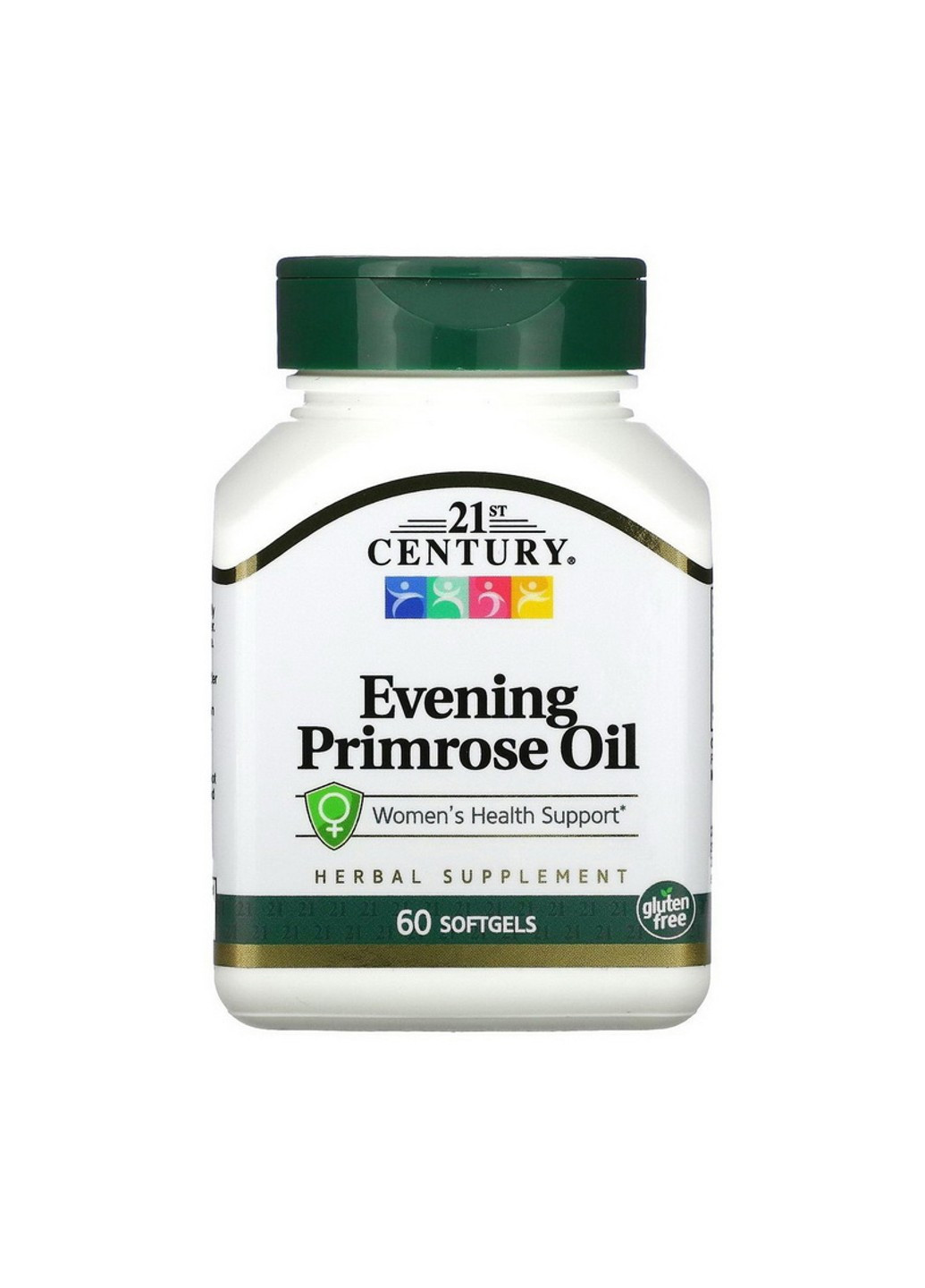 Масло примулы вечерней Evening Primrose Oil 60 капсул 21st Century (255409633)