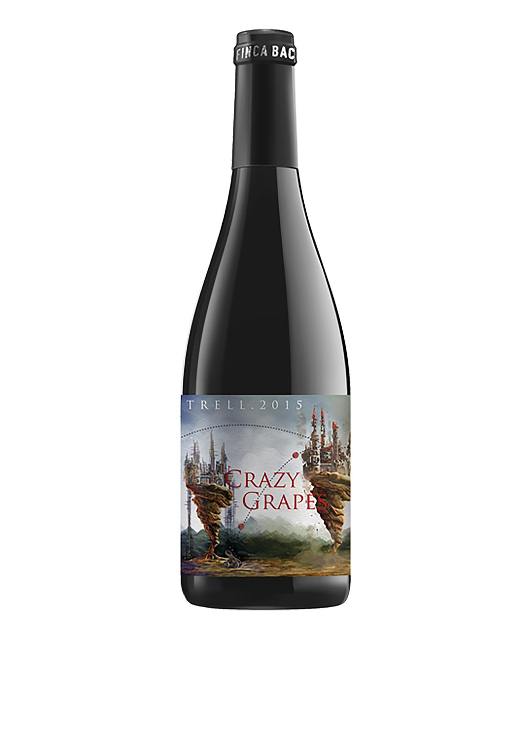 Вино Crazy Grapes Red Label красное сухое, 0,75 л Finca Bacara (170845551)