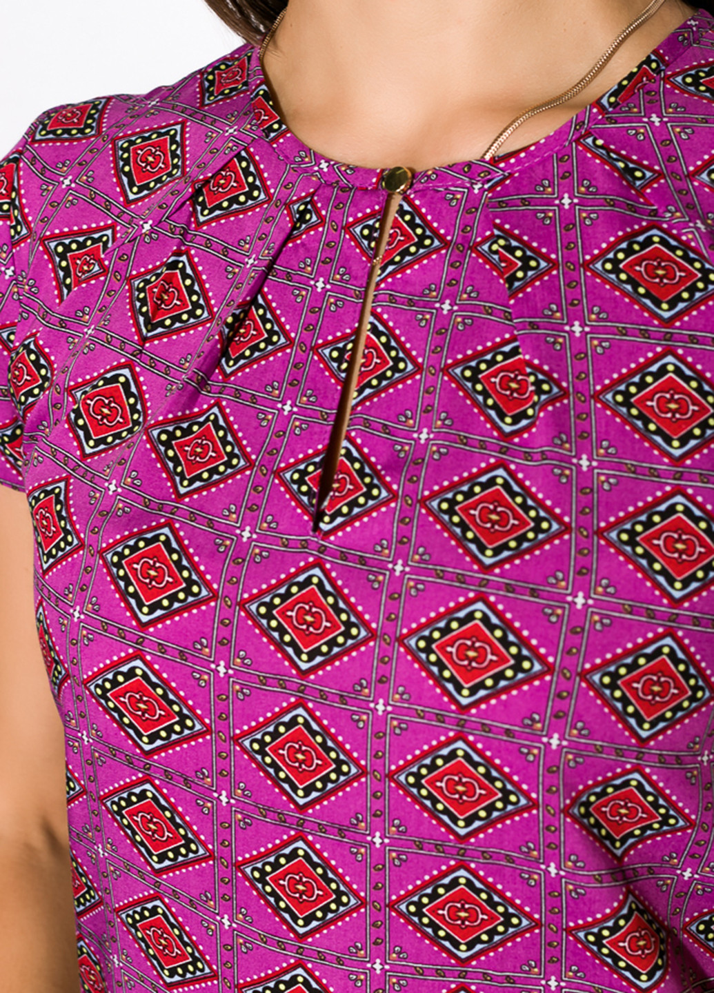 Фіолетова літня блуза Time of Style