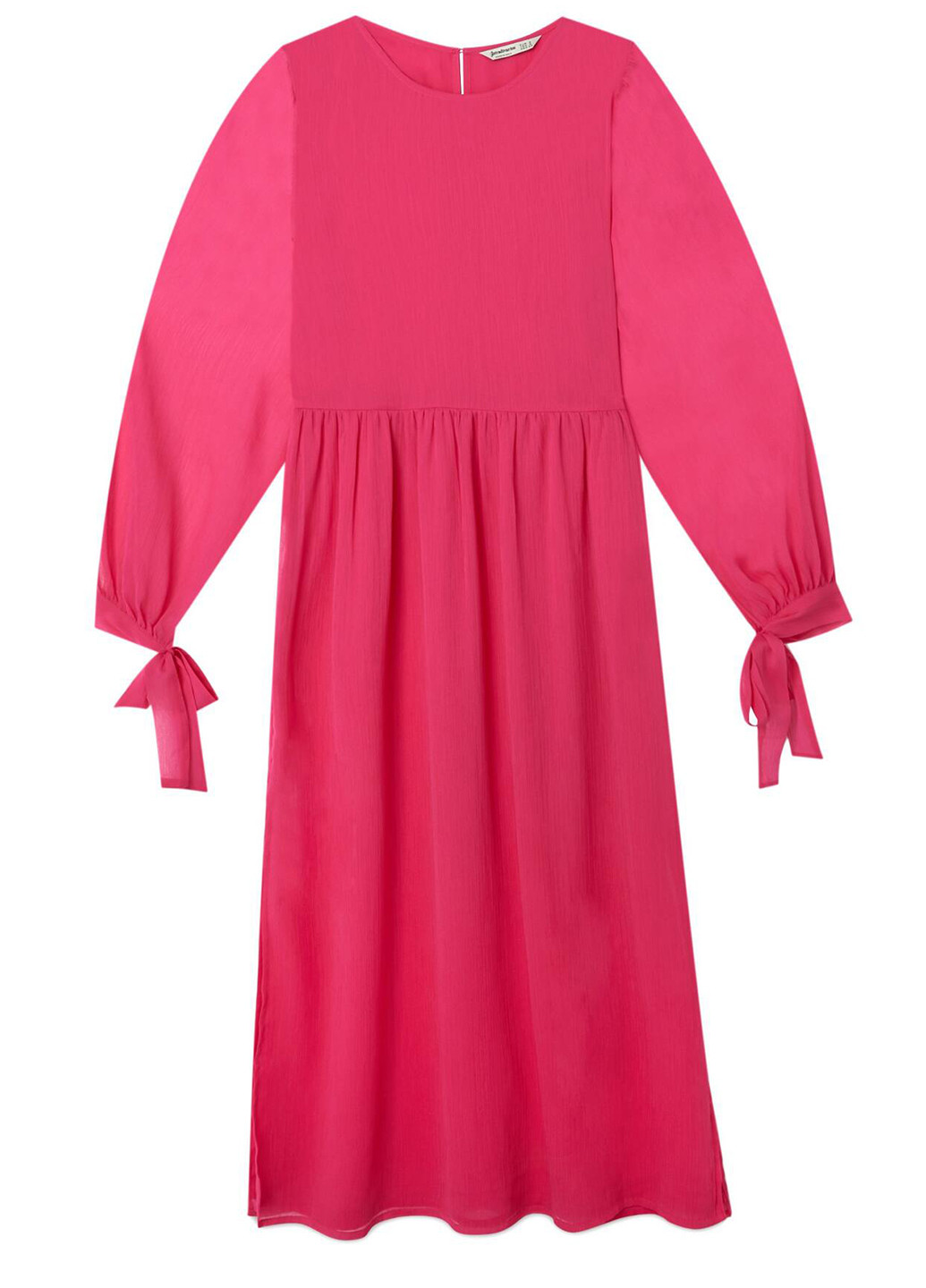 Розовое кэжуал платье Stradivarius однотонное