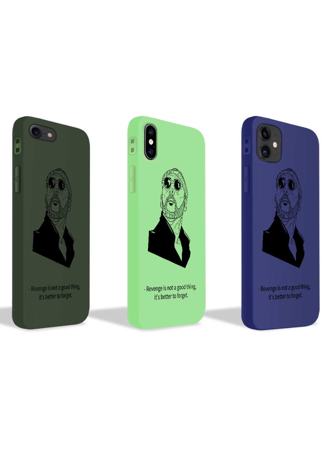 Чехол силиконовый Apple Iphone 7 Леон Киллер (Leon) (17361-1451) MobiPrint (219778379)