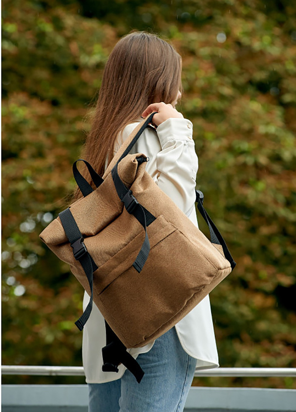 Женский рюкзак ролл 41х30х16 см Sambag (250097425)