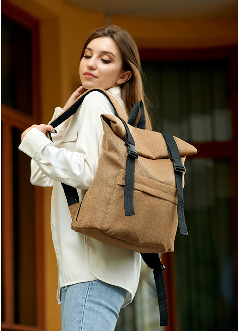 Женский рюкзак ролл 41х30х16 см Sambag (250097425)