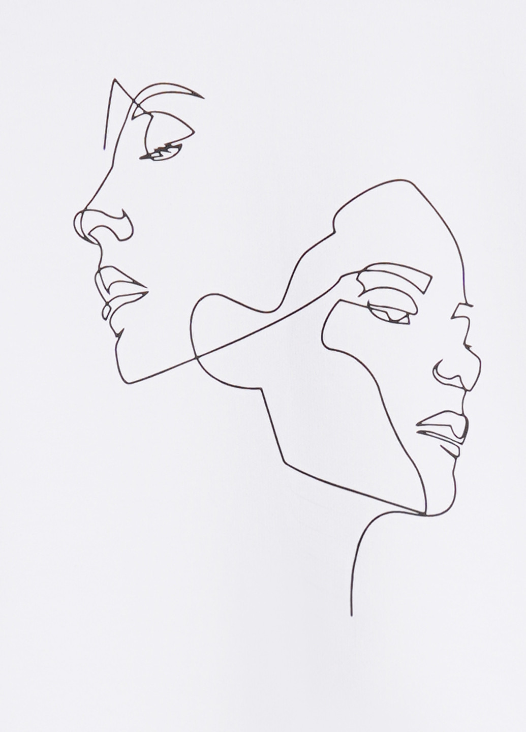 Жіночий світшот, рукав реглан KASTA design - Прямий крій малюнок білий кежуал футер, бавовна - (252864653)