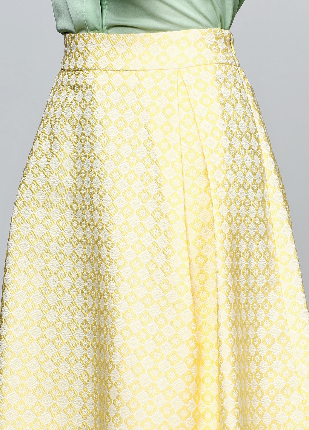 Желтая кэжуал однотонная юбка Anonyme мини