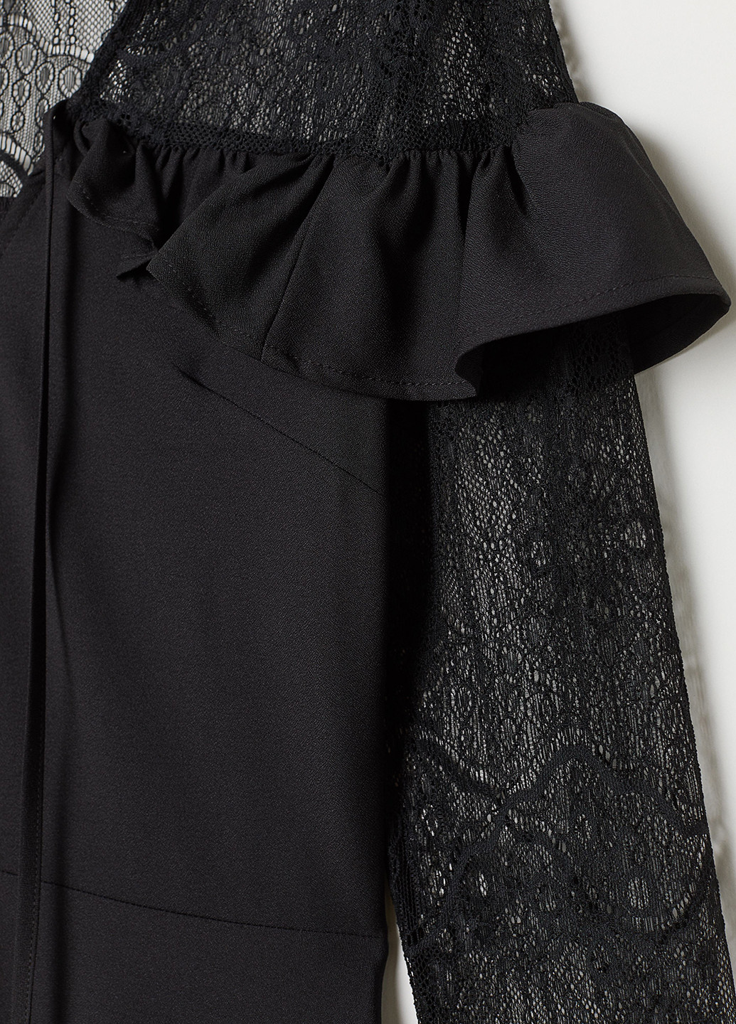 Чорна коктейльна сукня оверсайз H&M