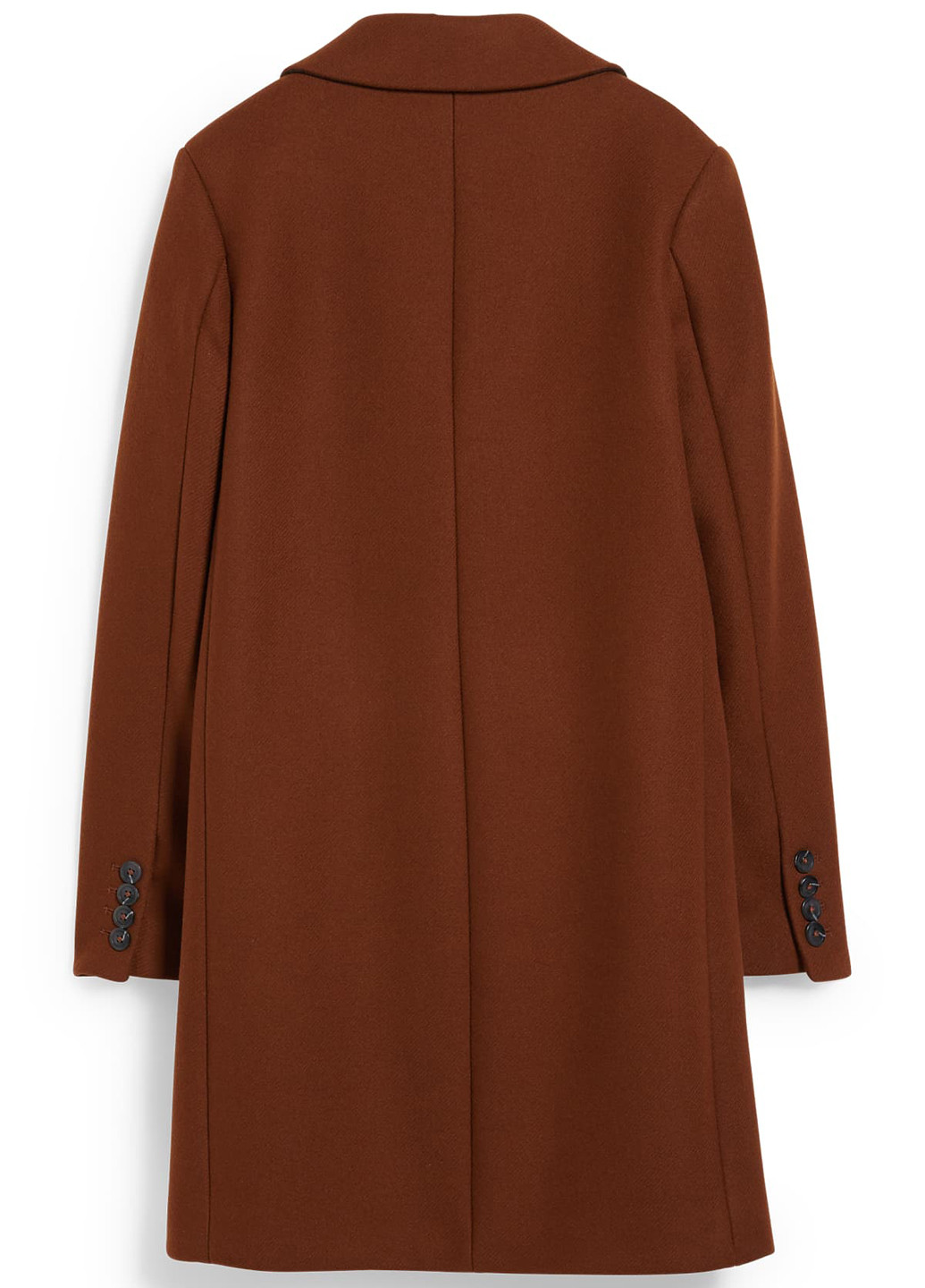 Светло-коричневое демисезонное Пальто однобортное C&A