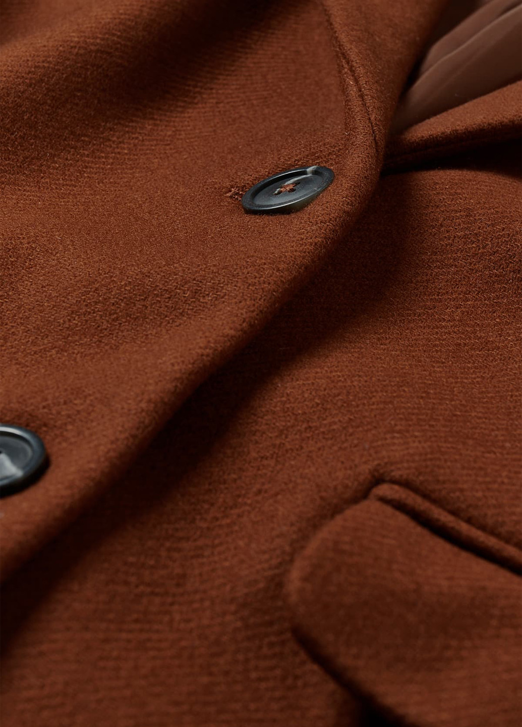 Светло-коричневое демисезонное Пальто однобортное C&A