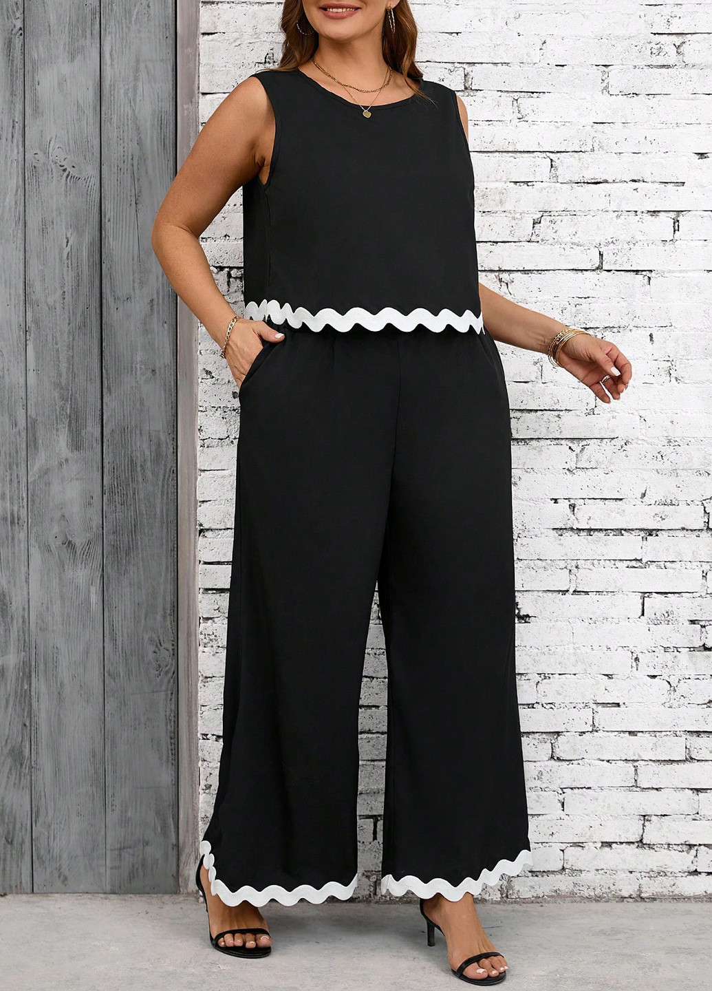 Костюм (блуза, брюки) SHEIN (342063648)