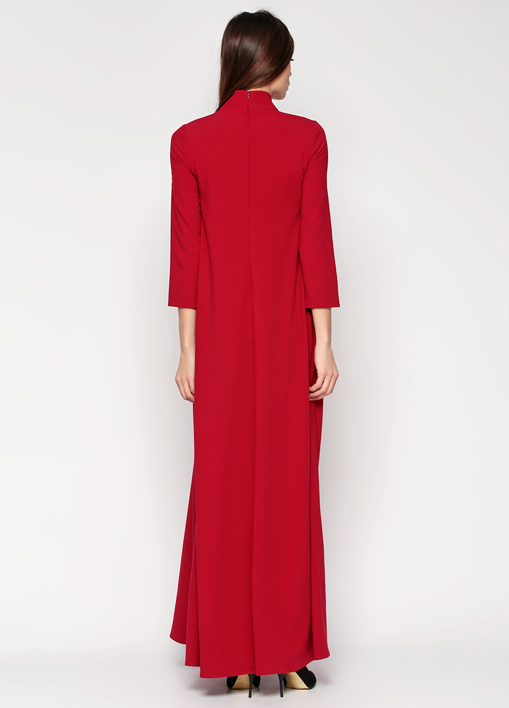 Красное кэжуал платье Societa
