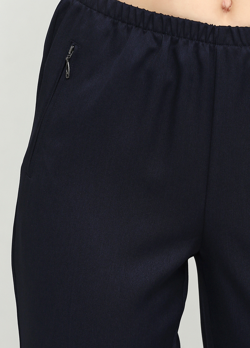 Темно-синие кэжуал демисезонные прямые брюки BRANDTEX CLASSIC