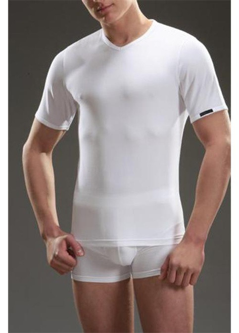 Белая мужская футболка new high emotion белый 531 Cornette