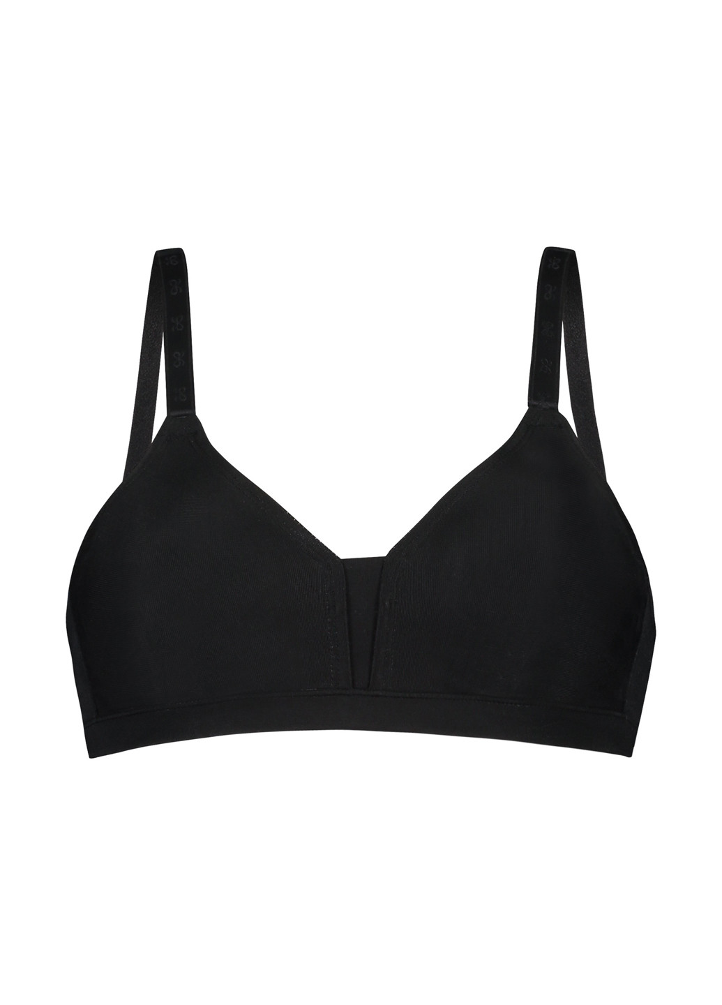 Чёрный топ бюстгальтер Hunkemoller полиамид