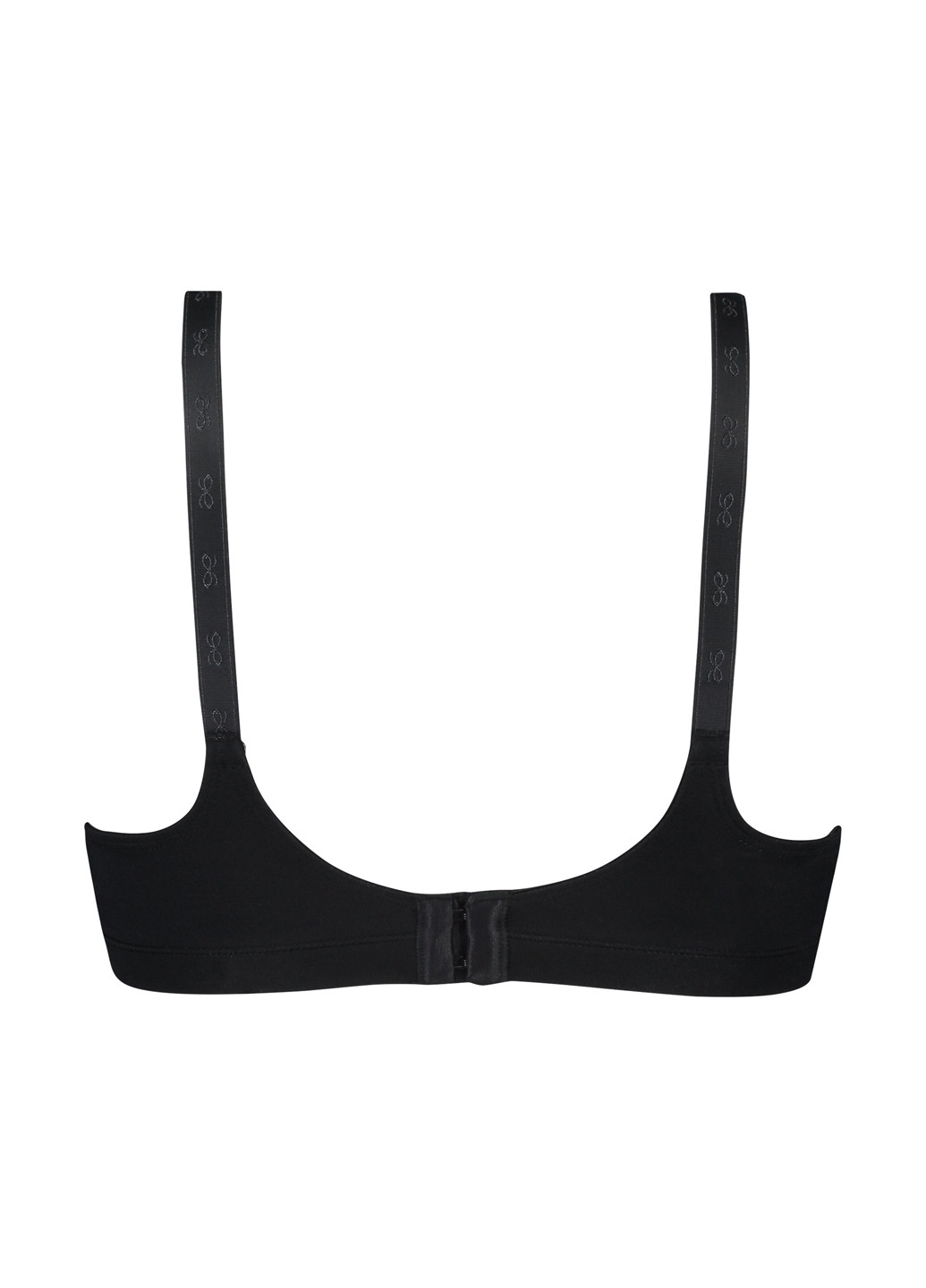 Чёрный топ бюстгальтер Hunkemoller полиамид