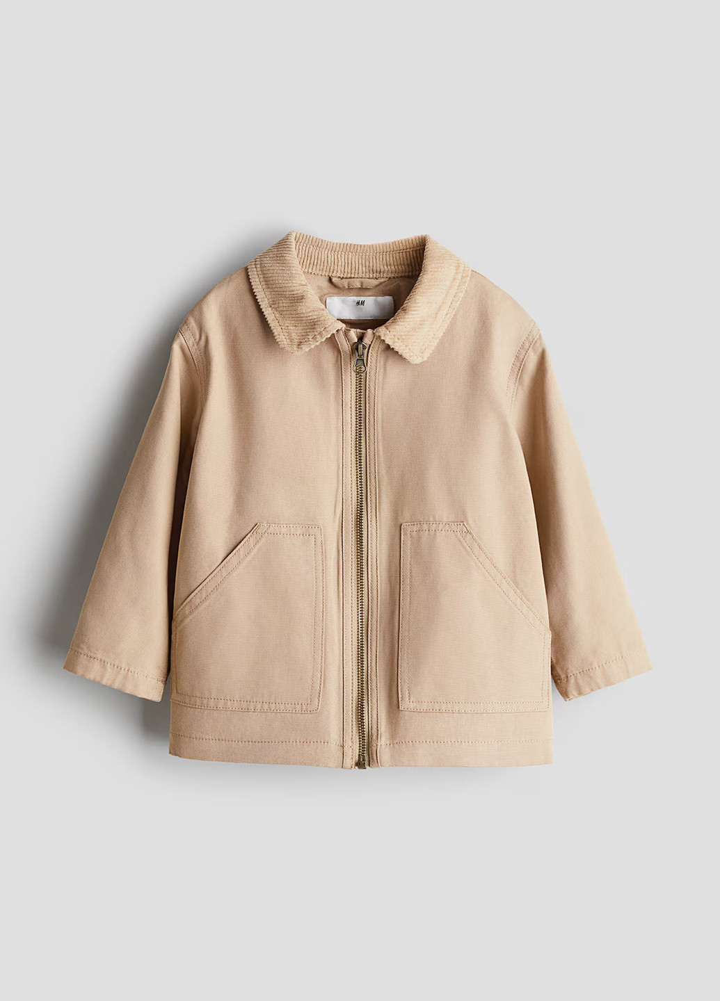 Бежева демісезонна куртка H&M