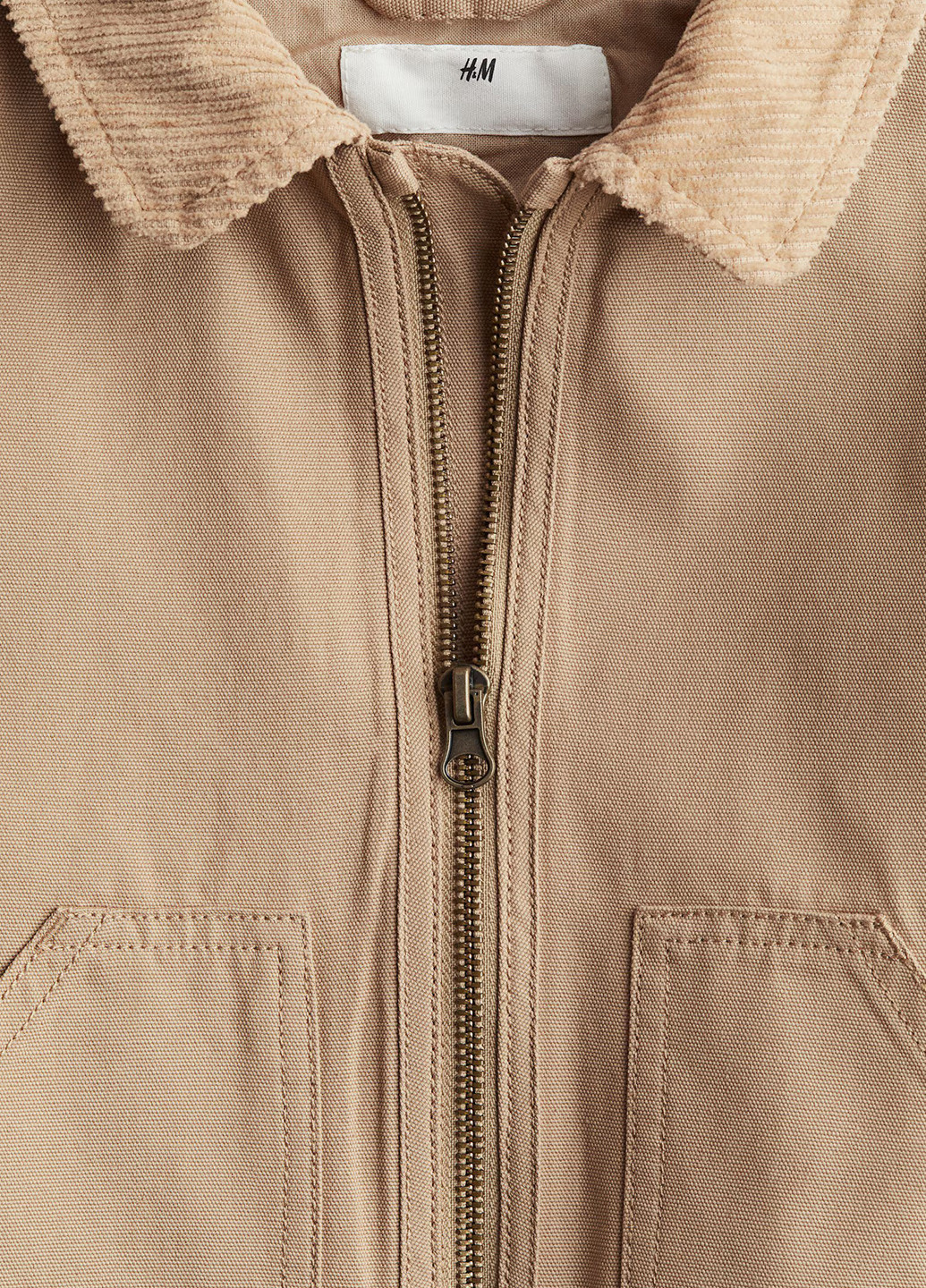 Бежева демісезонна куртка H&M