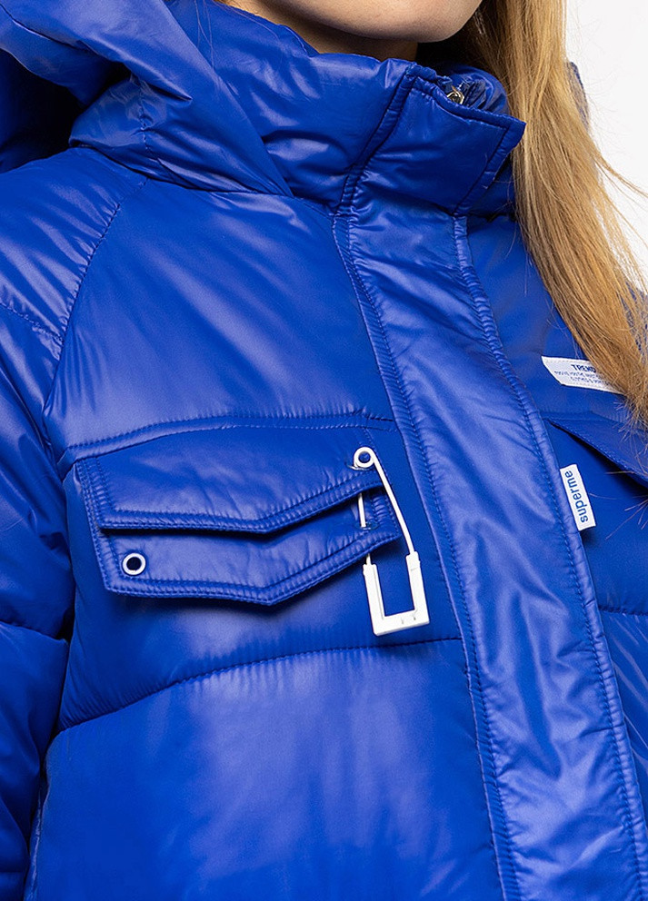 Синяя зимняя куртка TAYISHE