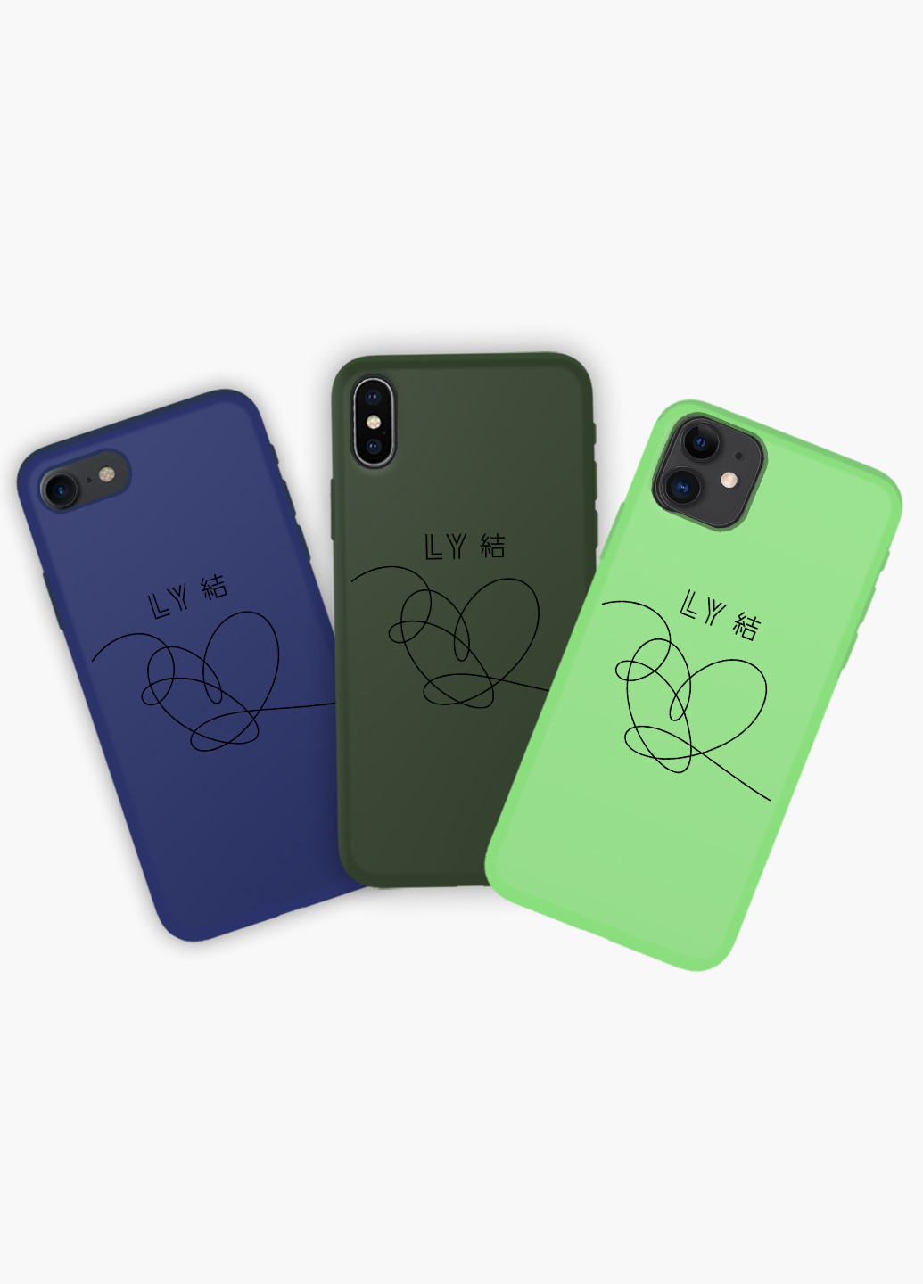 Чохол силіконовий Apple Iphone 8 БТС (BTS) (6151-1080) MobiPrint (219348195)