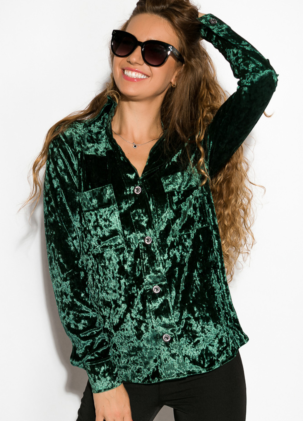 Зелена блуза Gull