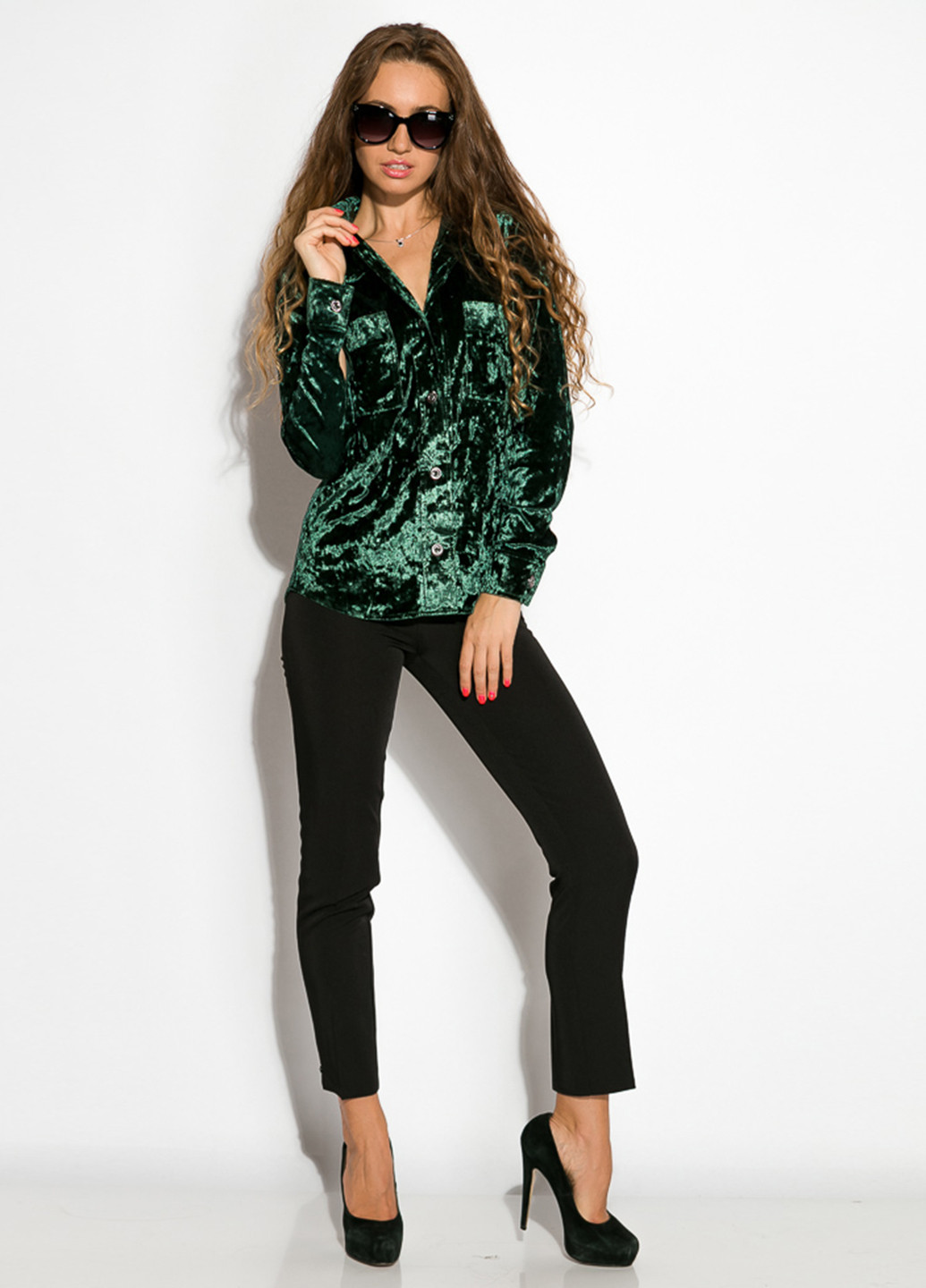 Зелена блуза Gull