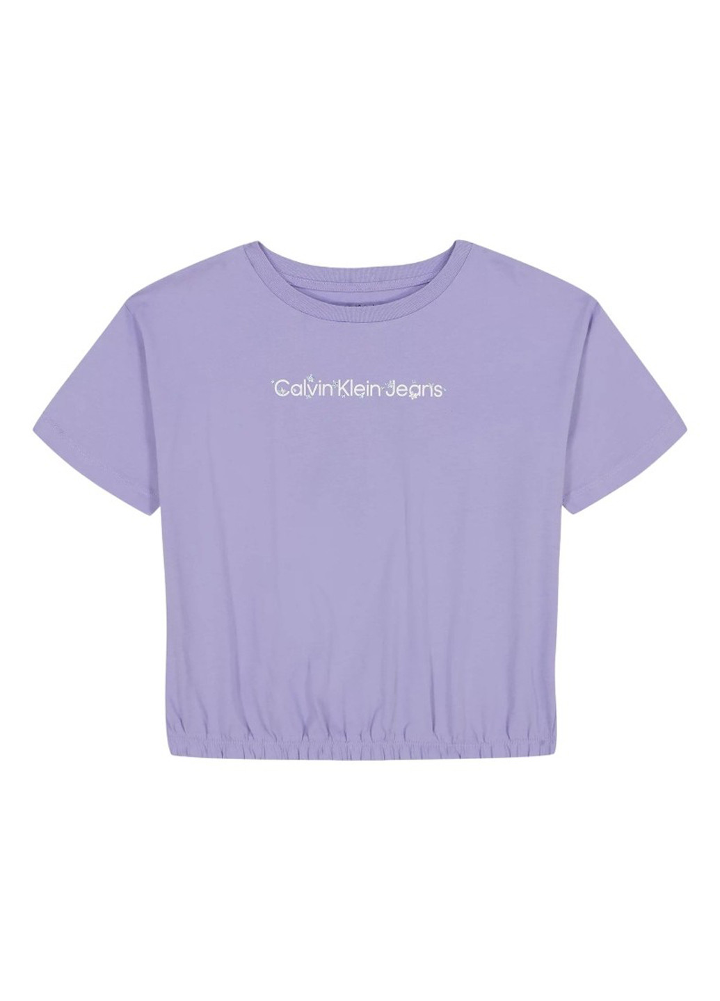 Сиреневая летняя футболка Calvin Klein