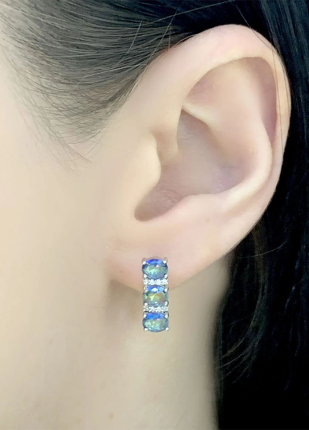 Серьги Silver Flame (164349194)