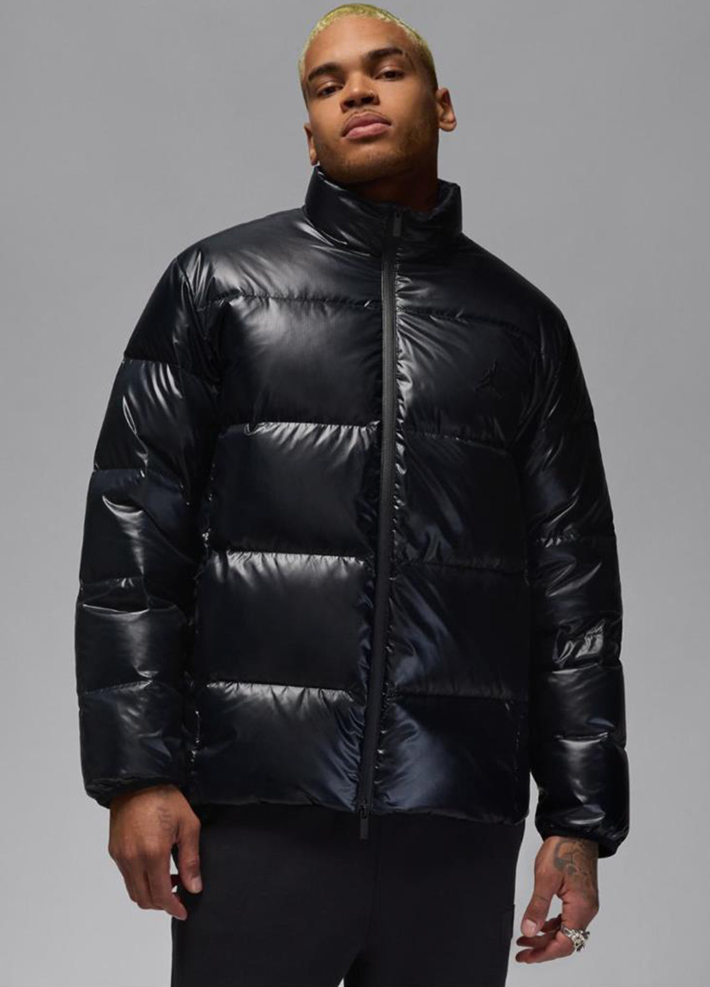 Чорна демісезонна куртка fv7271-010 Nike J FLIGHT DOWN PUFFER