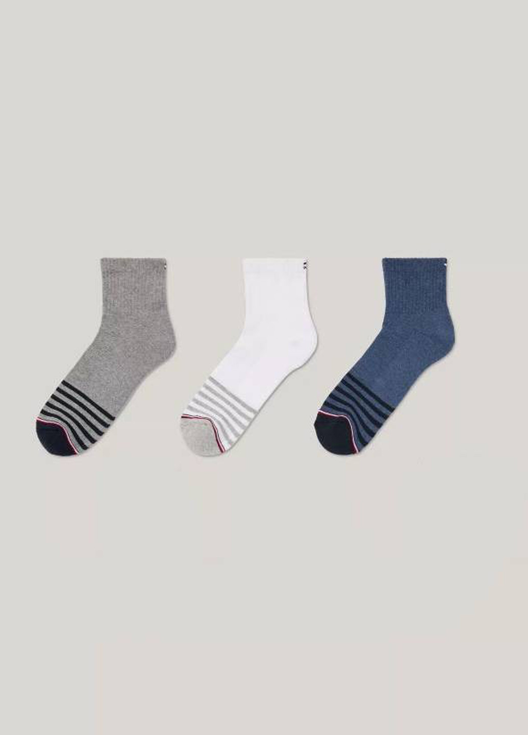 Комбіновані шкарпетки (6 пар) Tommy Hilfiger смужки (324631914)