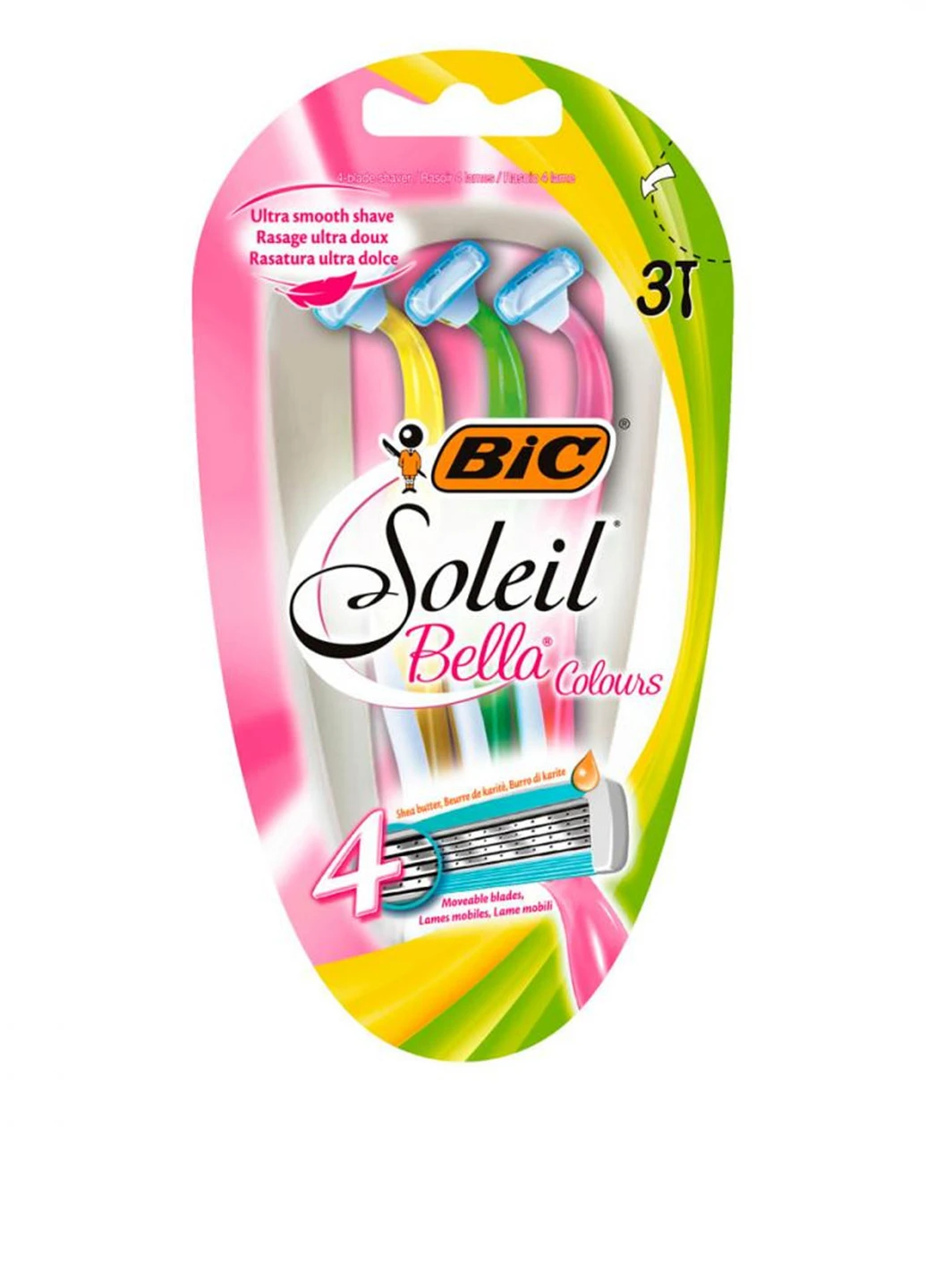 Набір бритв без змінних картриджів 3 шт Bic Soleil Bella (229956021)