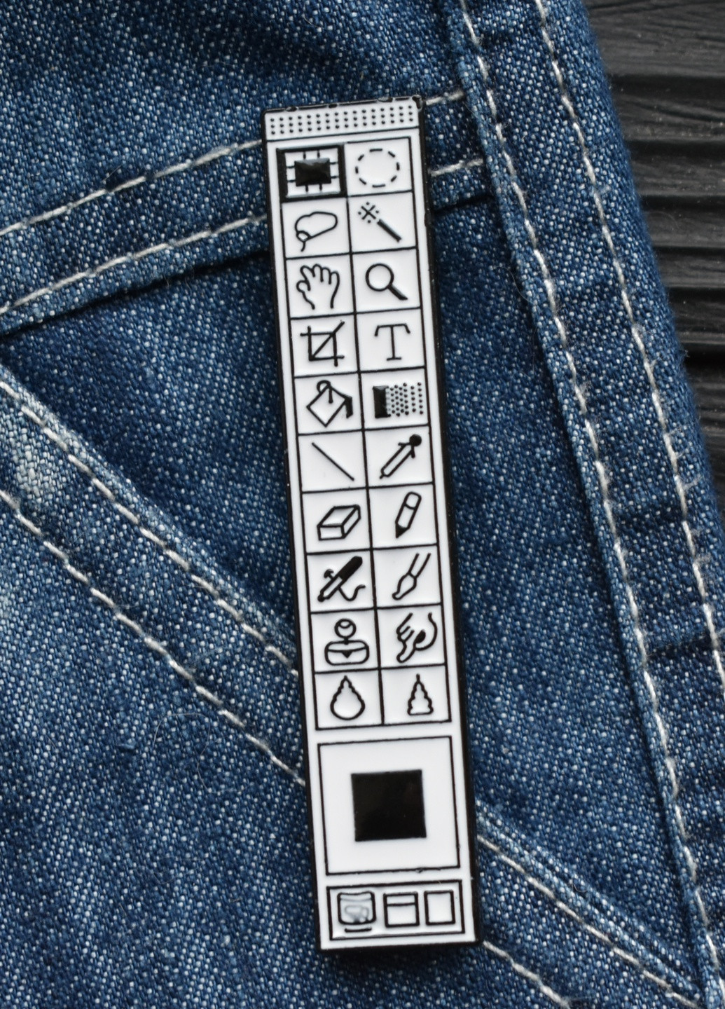 Металевий значок, пін, брошка "Панель. Фотошоп" Westwood Decor (252723521)