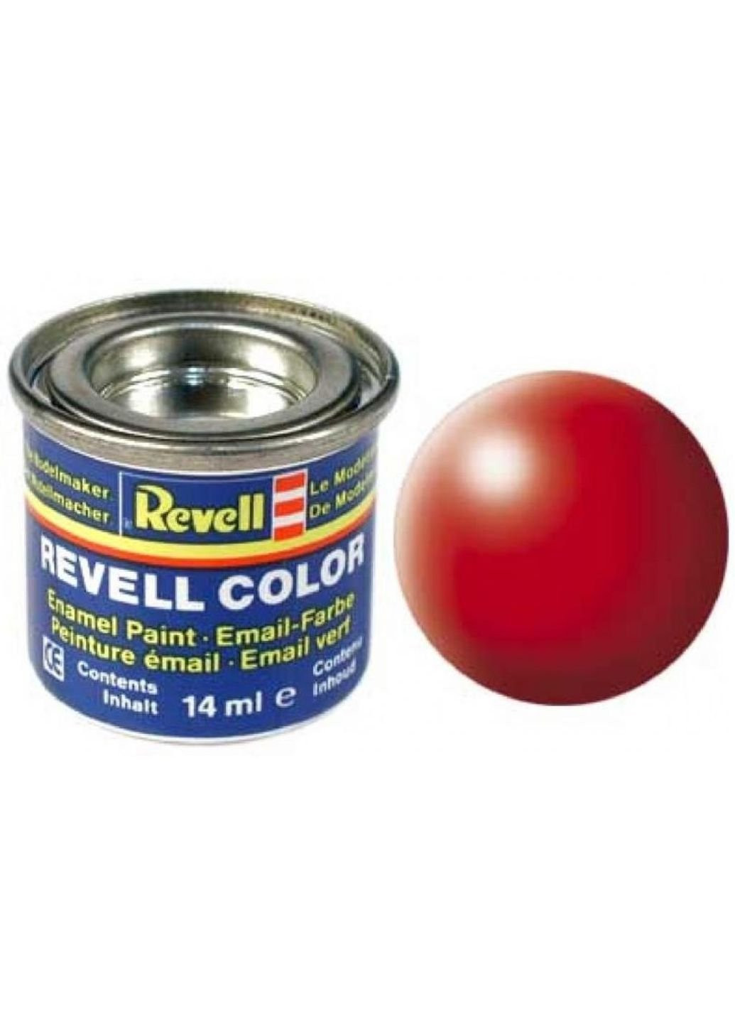 Аксессуары для сборных моделей Краска № 332. Светящаяся красная шелково-матовая,14 м (RVL-32332) Revell (254073099)