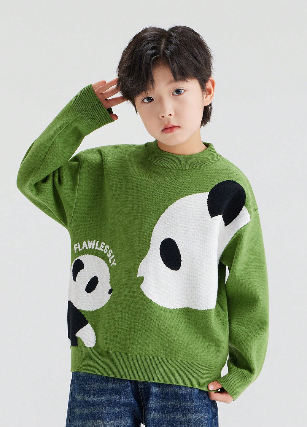 Зелений демісезонний джемпер джемпер SHEIN