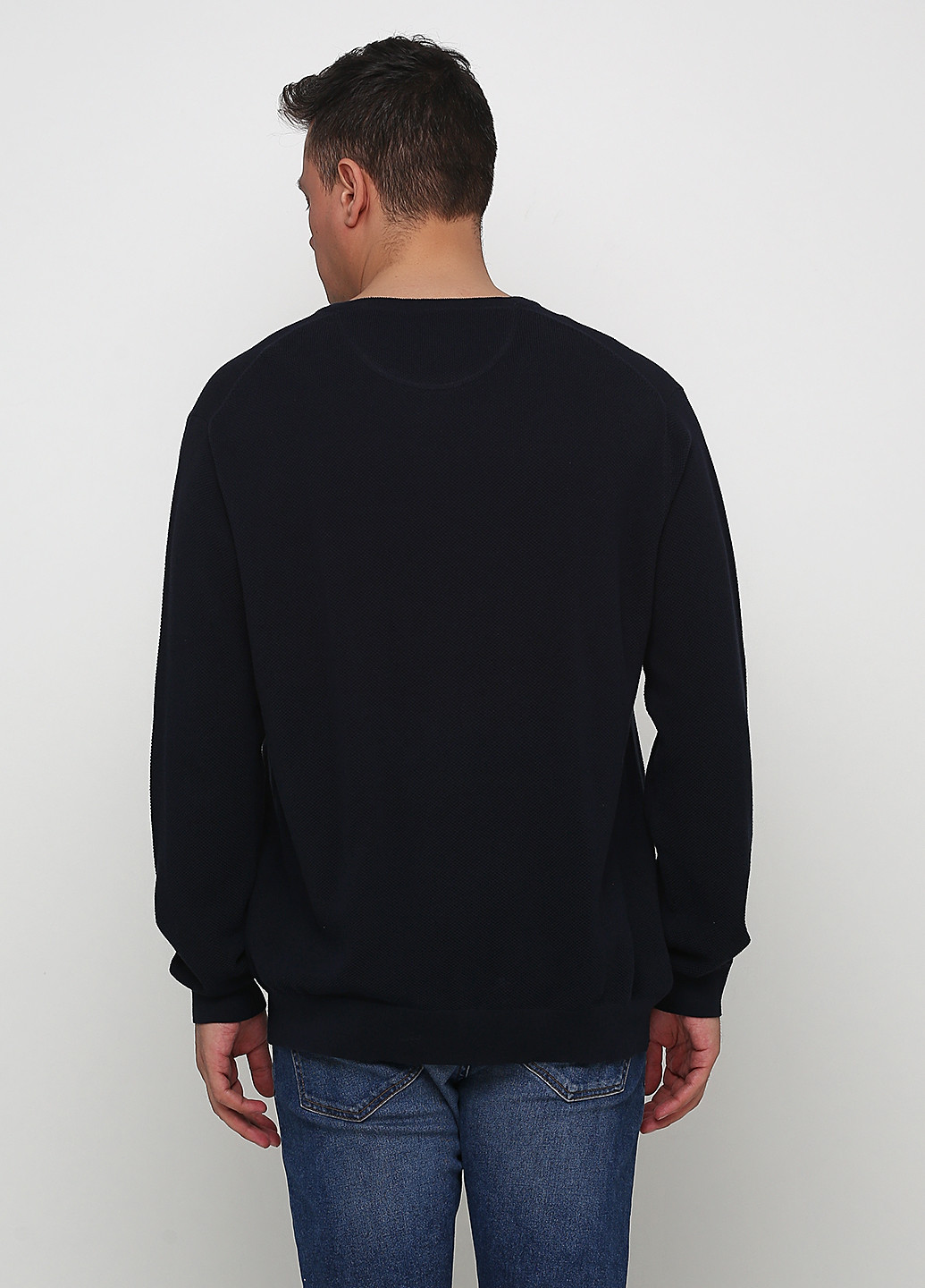 Темно-синий зимний пуловер пуловер Gant