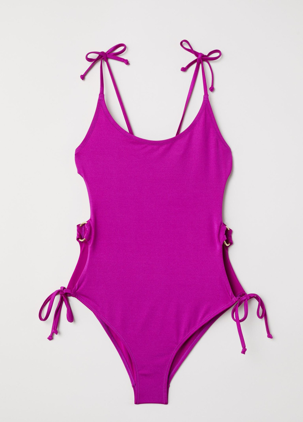 Фиолетовый летний купальник H&M