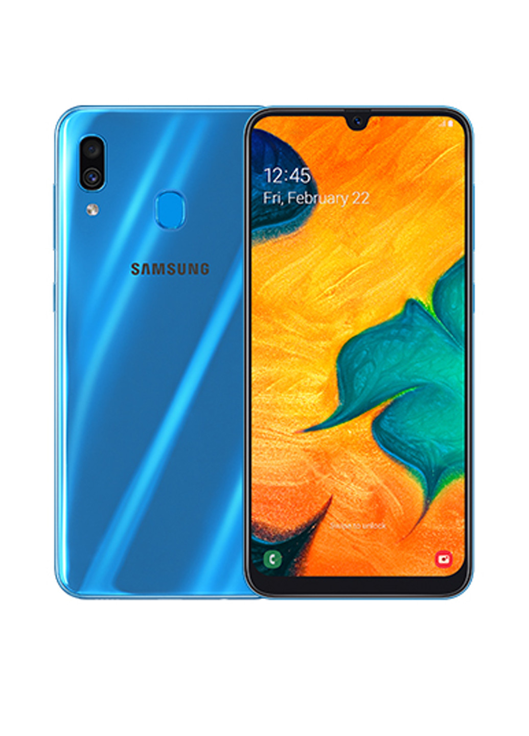 Смартфон Samsung Galaxy A30 3/32GB Blue (SM-A305FZBUSEK) синий