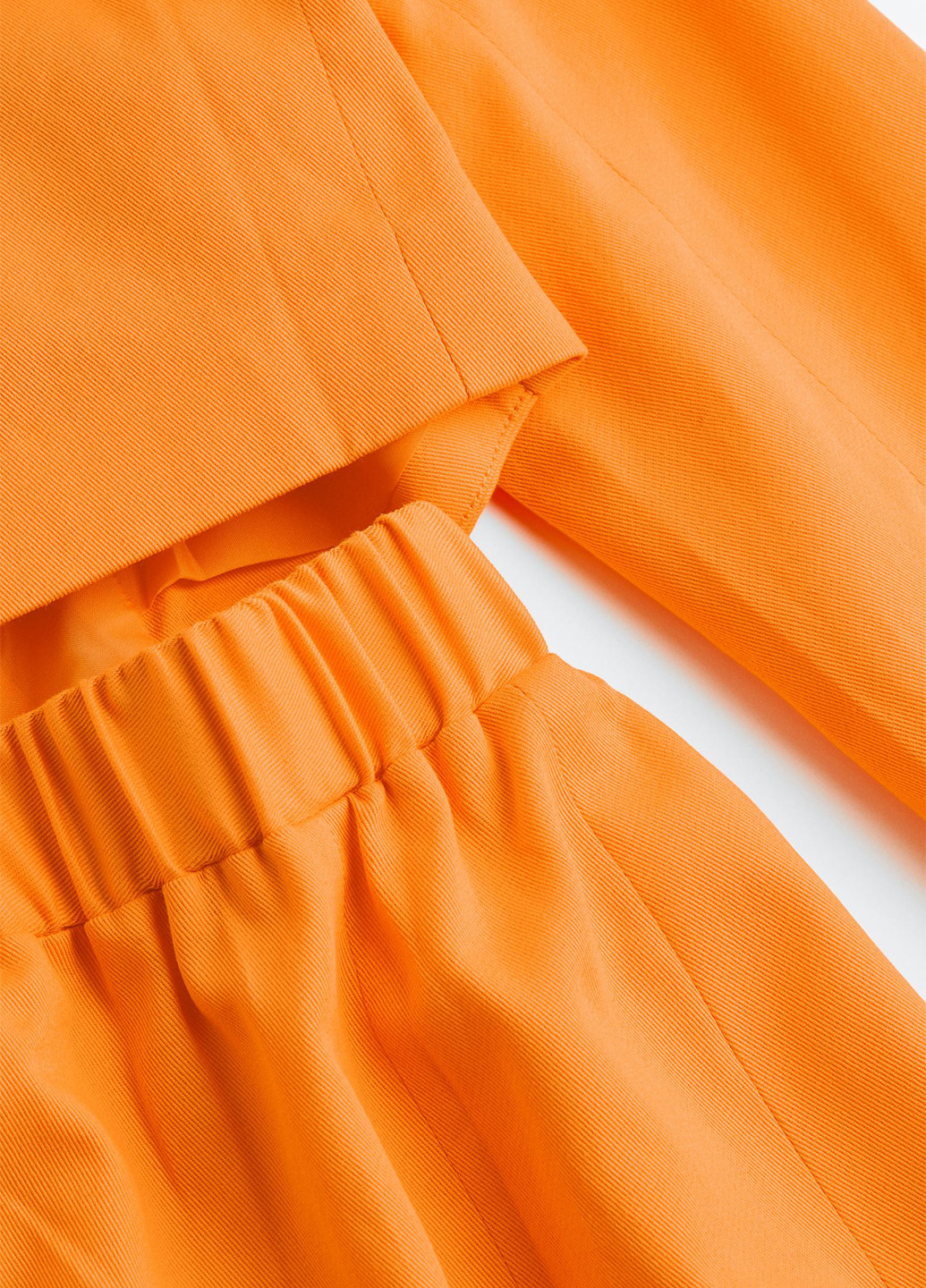 Помаранчева кежуал сукня сукня-жакет H&M однотонна