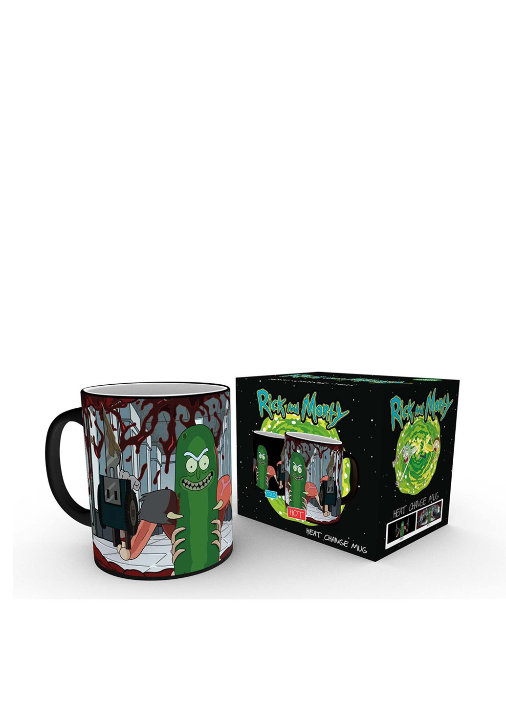 Чашка-хамелеон Rick and Morty - Pickle Rick, 300 мл Gbeye (196070382)