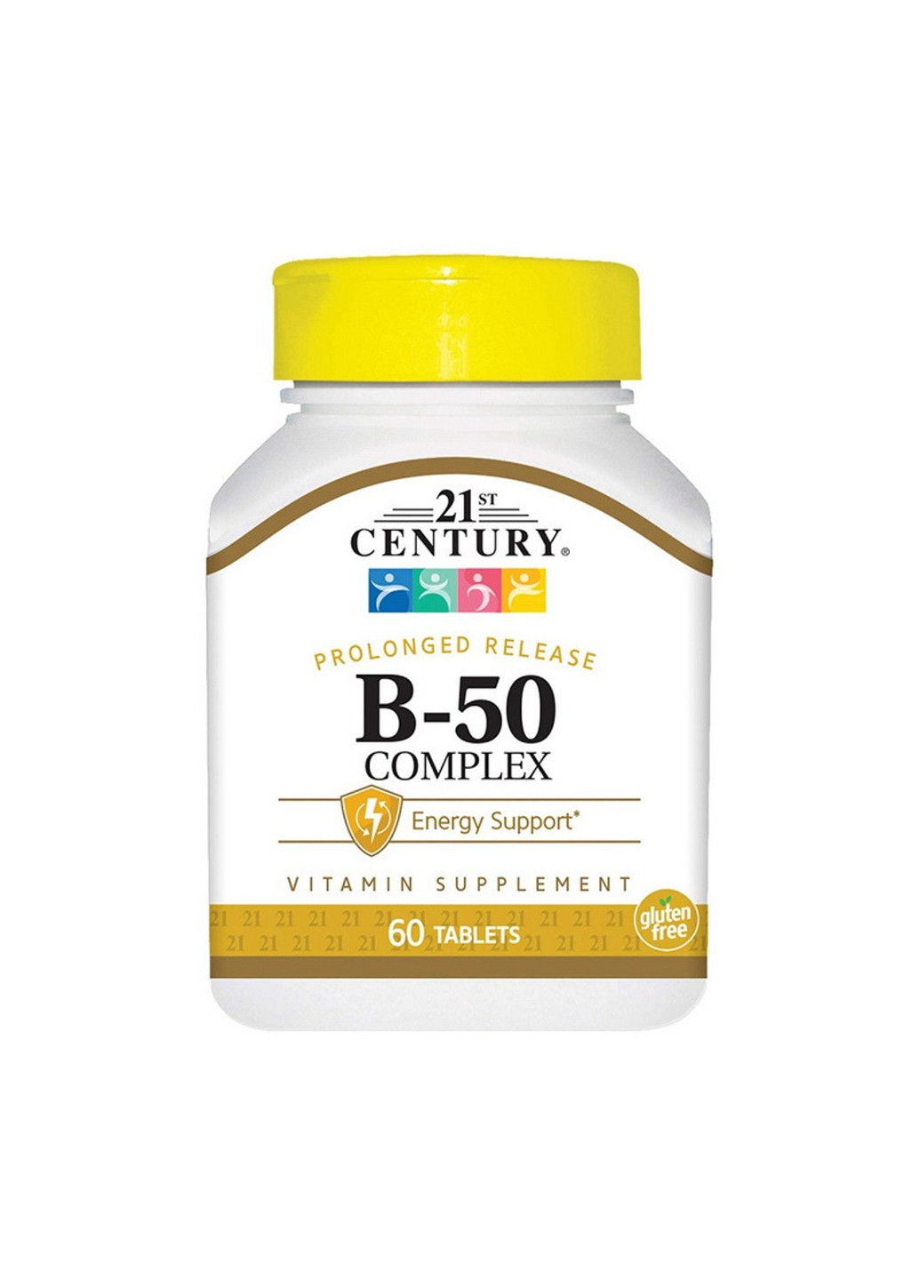 Комплекс вітамінів групи Б-50 B-50 Complex (60 таблеток) 21 центурі 21st Century (255408485)